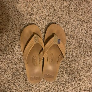 Rainbow Florida Gators flip flops size 7.5.